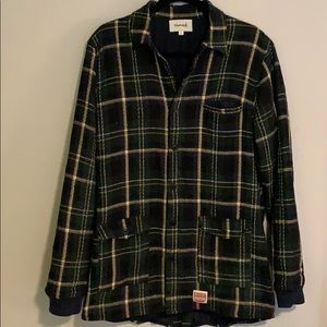 Diamond Supply Co Plaid Single-vent 7 Btn Jacket